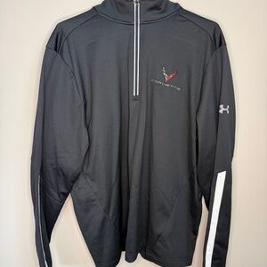 Under Armour Quarter Zip Corvette logo pullover